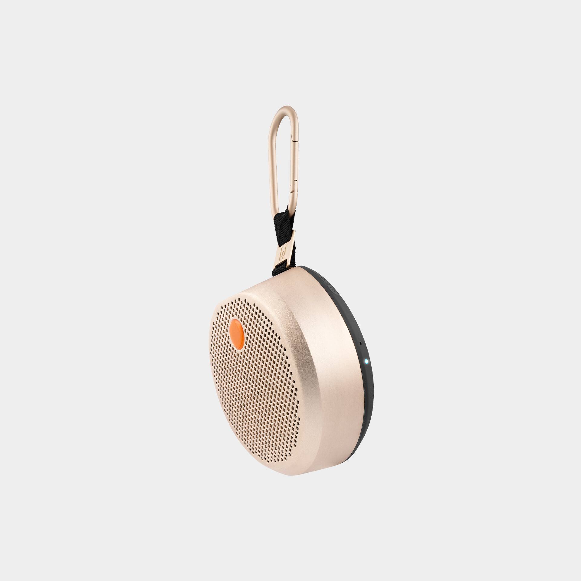 Back. MONDO - Portable Speaker Small - Brass.