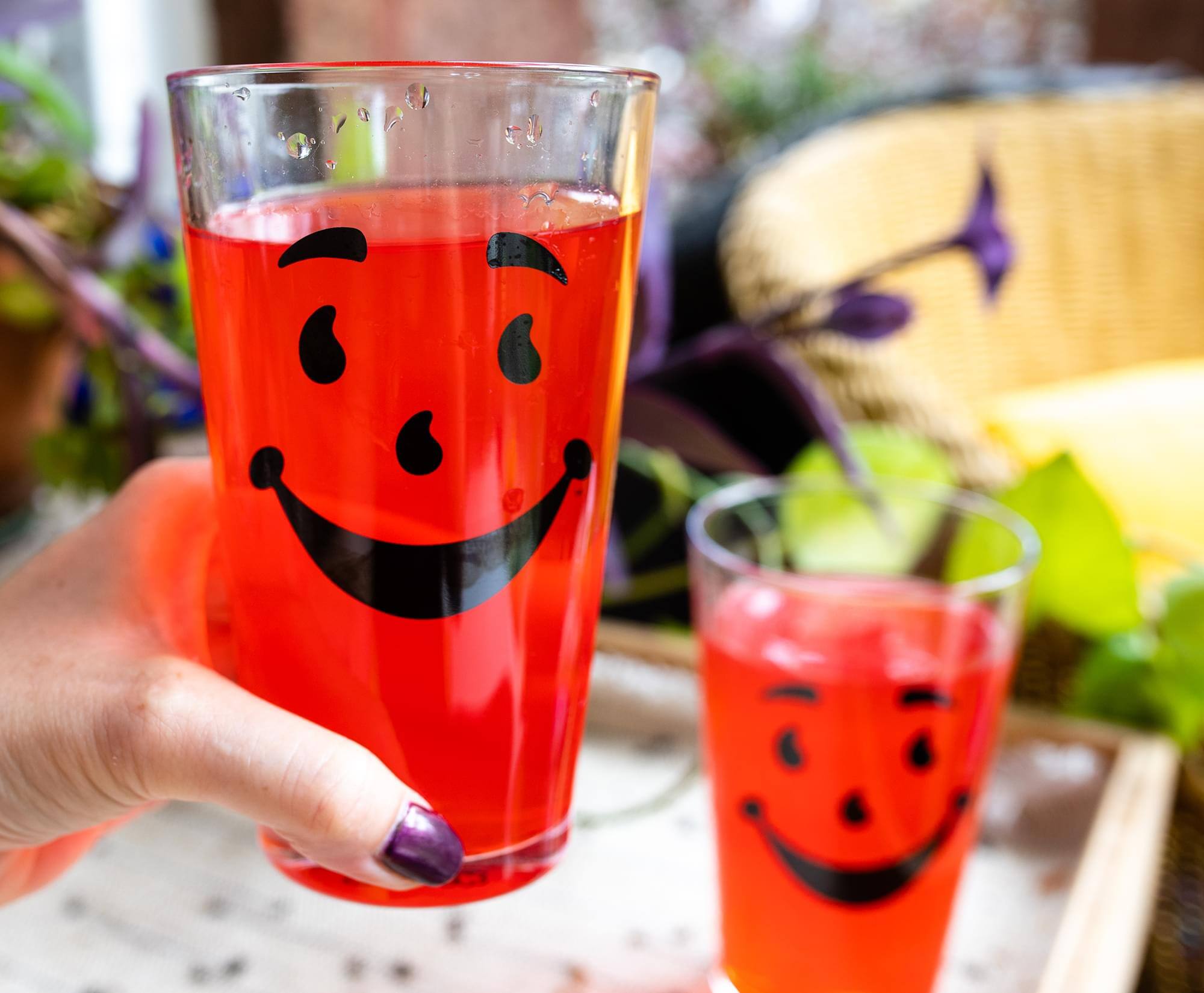 Alt View 3. Toynk - Kool-Aid Man 16-Ounce Pint Glasses | Set of 2 - Clear.