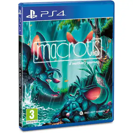 PS4
Macrotis: A Mother's Journey
RED ART GAMES
www.pegi.info
3 - E (Everyone)