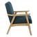 Left. OSP Home Furnishings - Weldon Chair - Blue.