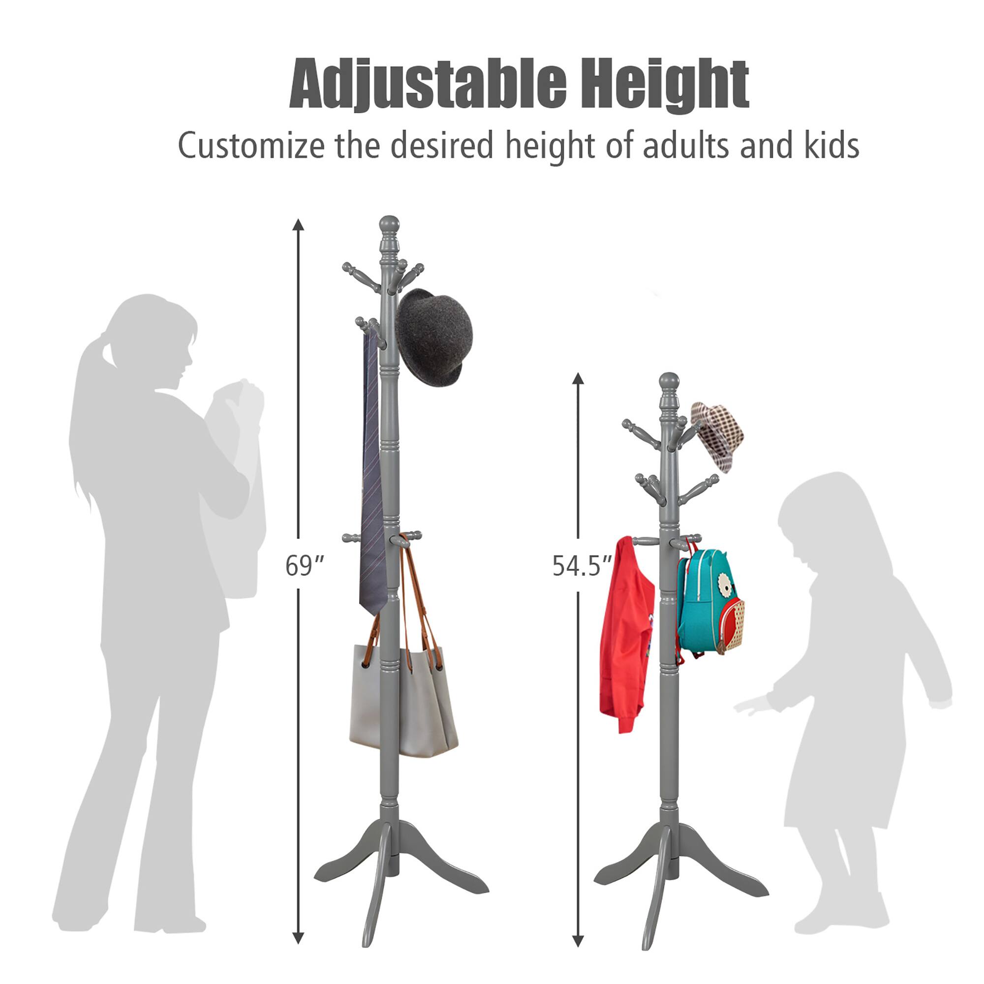 Adjustable Height
Customize the desired height of adults and kids
69"
54.5"
