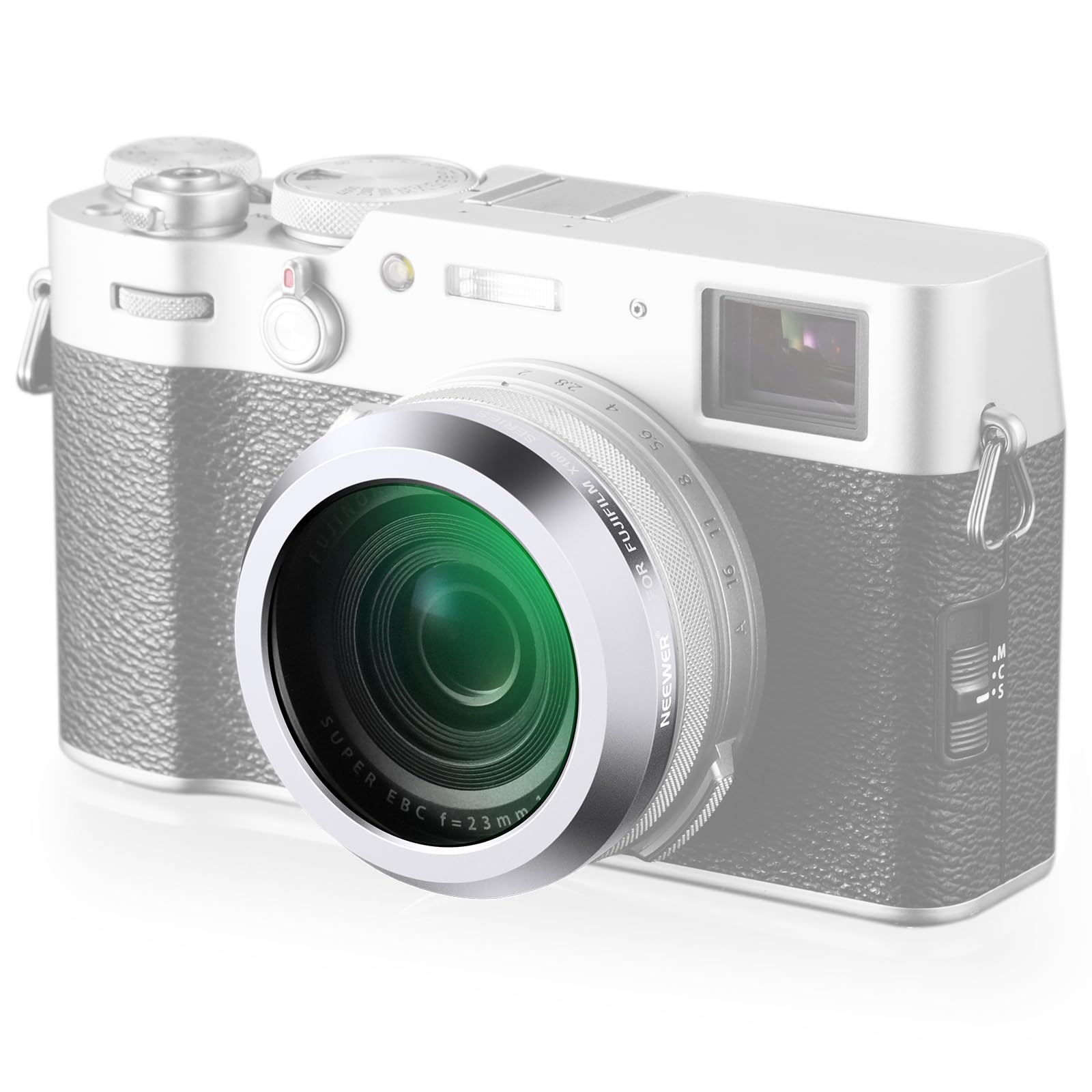 FUJIFILM X100  
NEEWER SUPER EBC f=23mm