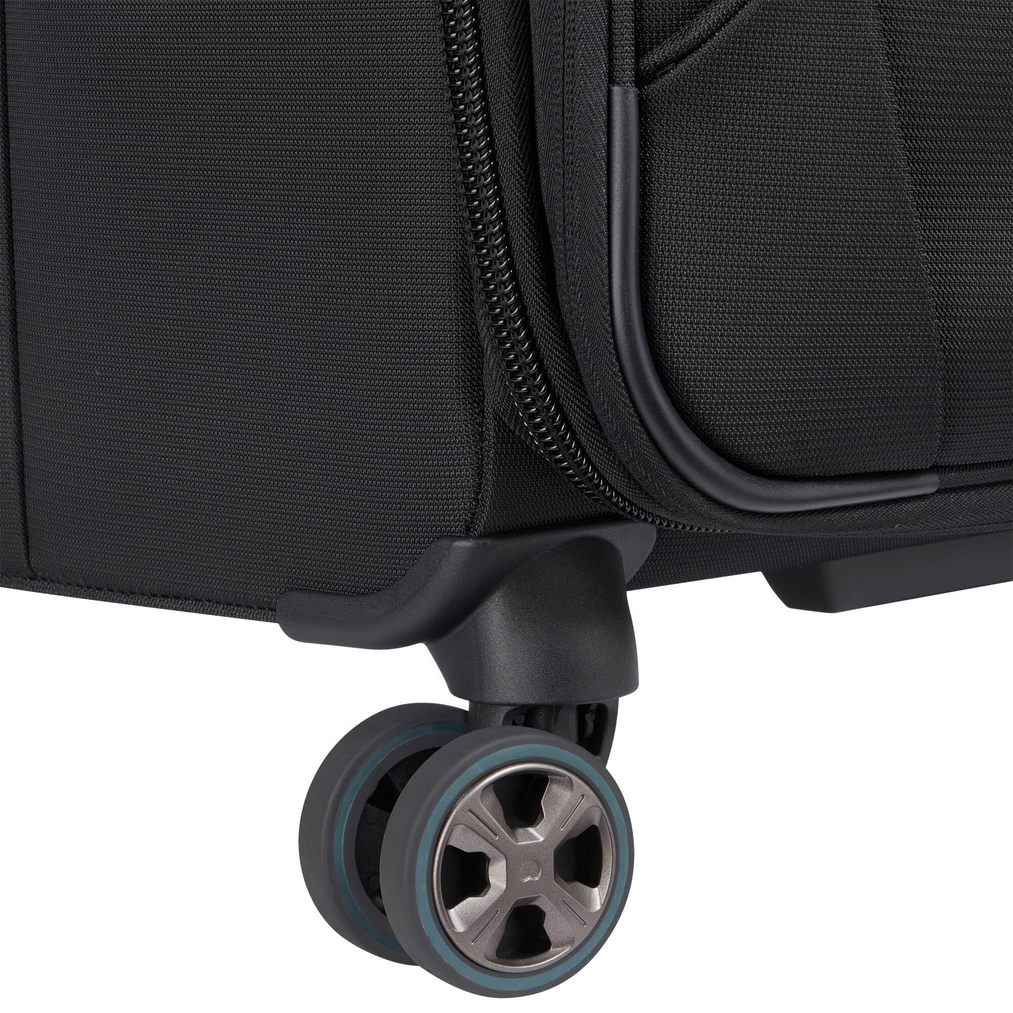 Alt View 3. Delsey - Delsey Helium DLX Checked Expandable Spinner- 25" Medium - Black.