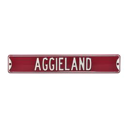 Authentic Street Signs - Texas A&M Aggies 6" x 36" College Ave Street Sign - Maroon