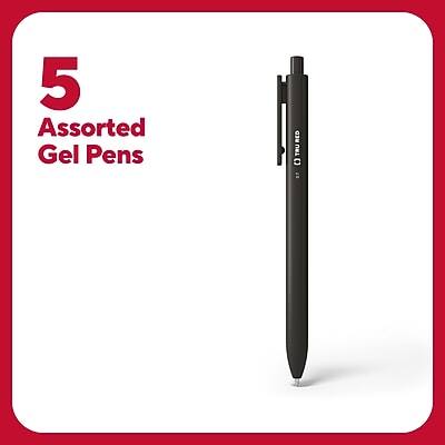 5 Assorted Gel Pens

TRU RED TRU C B.7