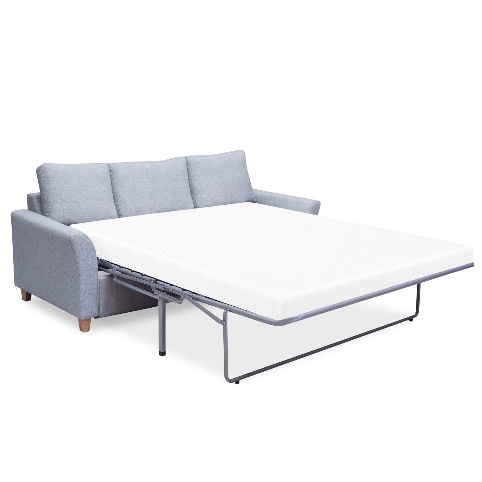 Heyward - Sofa Bed Mattress Replacement for Queen Size Sleeper Sofa Mattress with Non-Slip Base - White