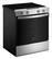 Angle. Whirlpool - 5.0 Cu. Ft. Freestanding Slide-In Gas Range with No Preheat and Slow Cook Modes - Stainless Steel.