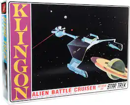 PopMarket - Star Trek: The Original Series Klingon Battle Cruiser AMT Model Kit - COLLECTIBLES - Multicolor