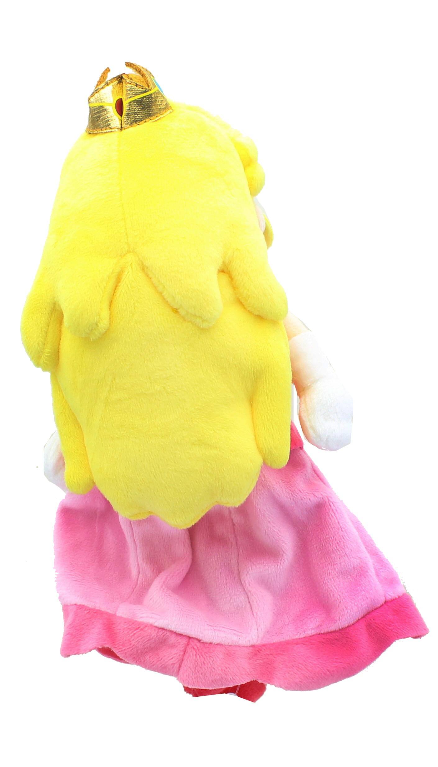 Alt View 10. Little Buddy - Super Mario All Star Collection 10 Inch Plush | Princess Peach - Pink.