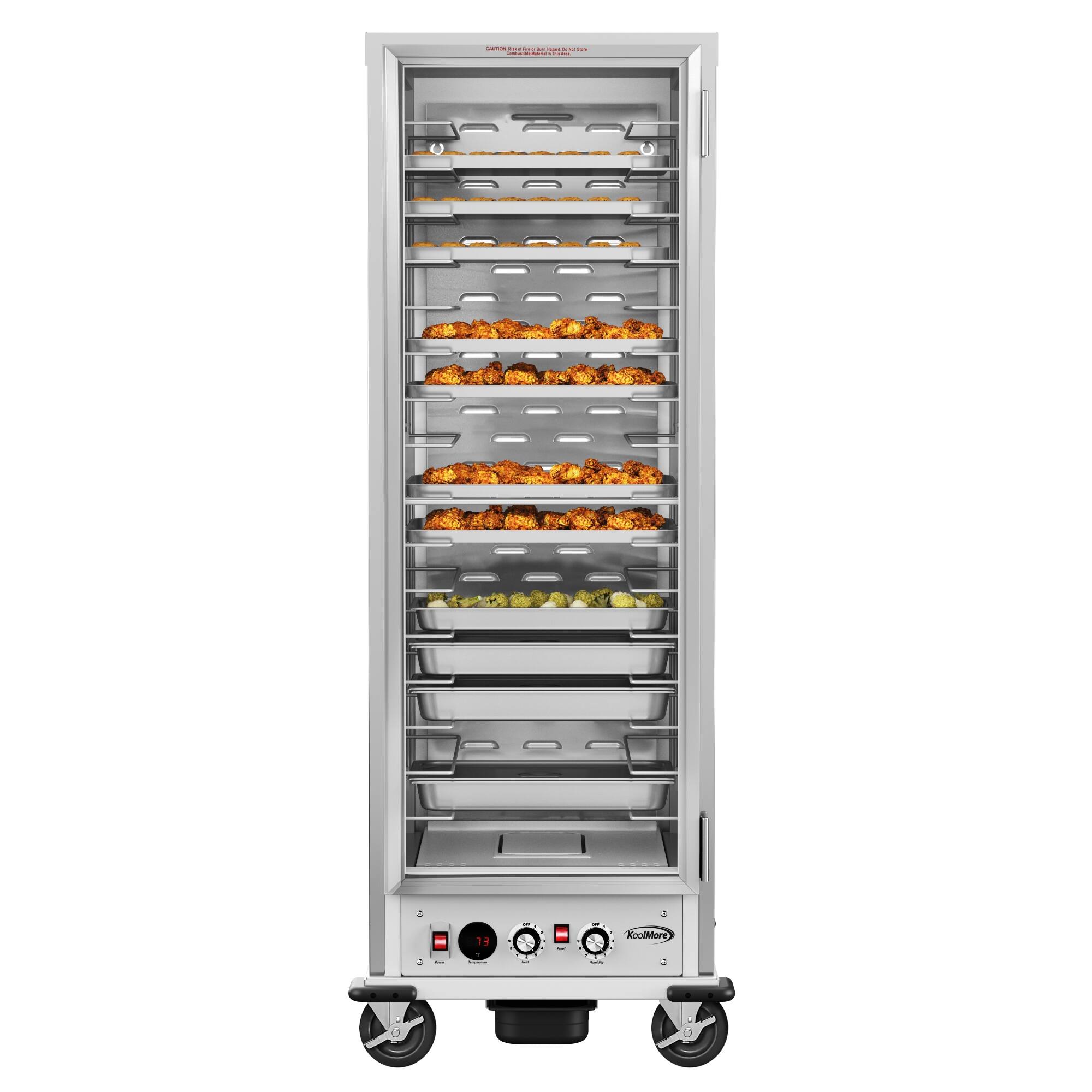 Koolmore - 33 in. Commercial Insulated Heated Holding/Proofing Cabinet with Glass Door and Wire Racks KM-CHP36-WIGL - Silver price history on PriceWatchPro