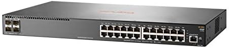 Angle. HPE Aruba - HPE Aruba JL253A 2930F 24G 4SFP+ 24-Port Gigabit Switch - JL253A.