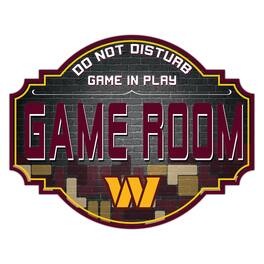 Fan Creations - Washington Commanders 12'' Game Room Tavern Sign - Multicolor
