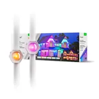 Nanoleaf - Matter Smart Multicolor Permanent Outdoor Lights Smarter Kit - White and Colors - Front_Zoom