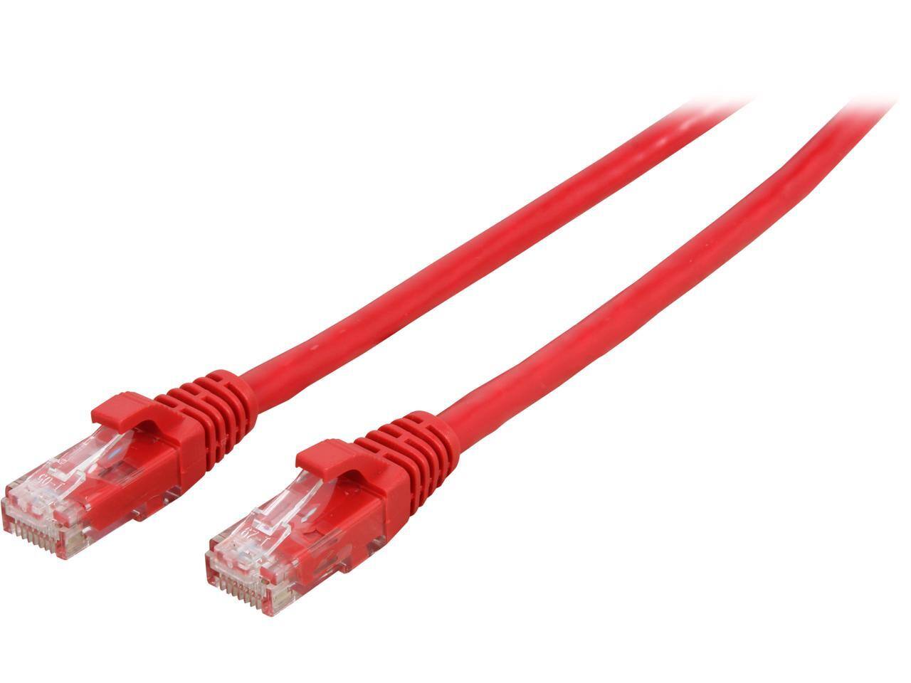 Front. Cables to Go - C2G 27187 Cat6 Cable - Snagless Unshielded Ethernet Network Patch Cable, Red (100 Feet, 30.48 Meters).