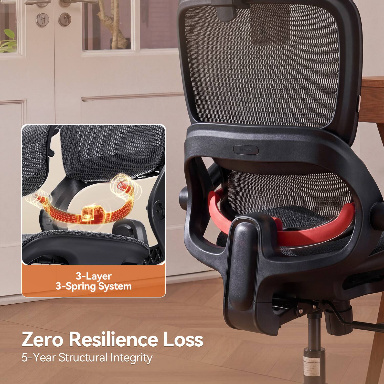 SIHOO B100 Ergonomic Office Chair, Desk Chair with Zoned Back