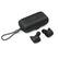 Left. Logitech - Zone True Wireless Bluetooth Noise-Cancelling Earbuds - Graphite.