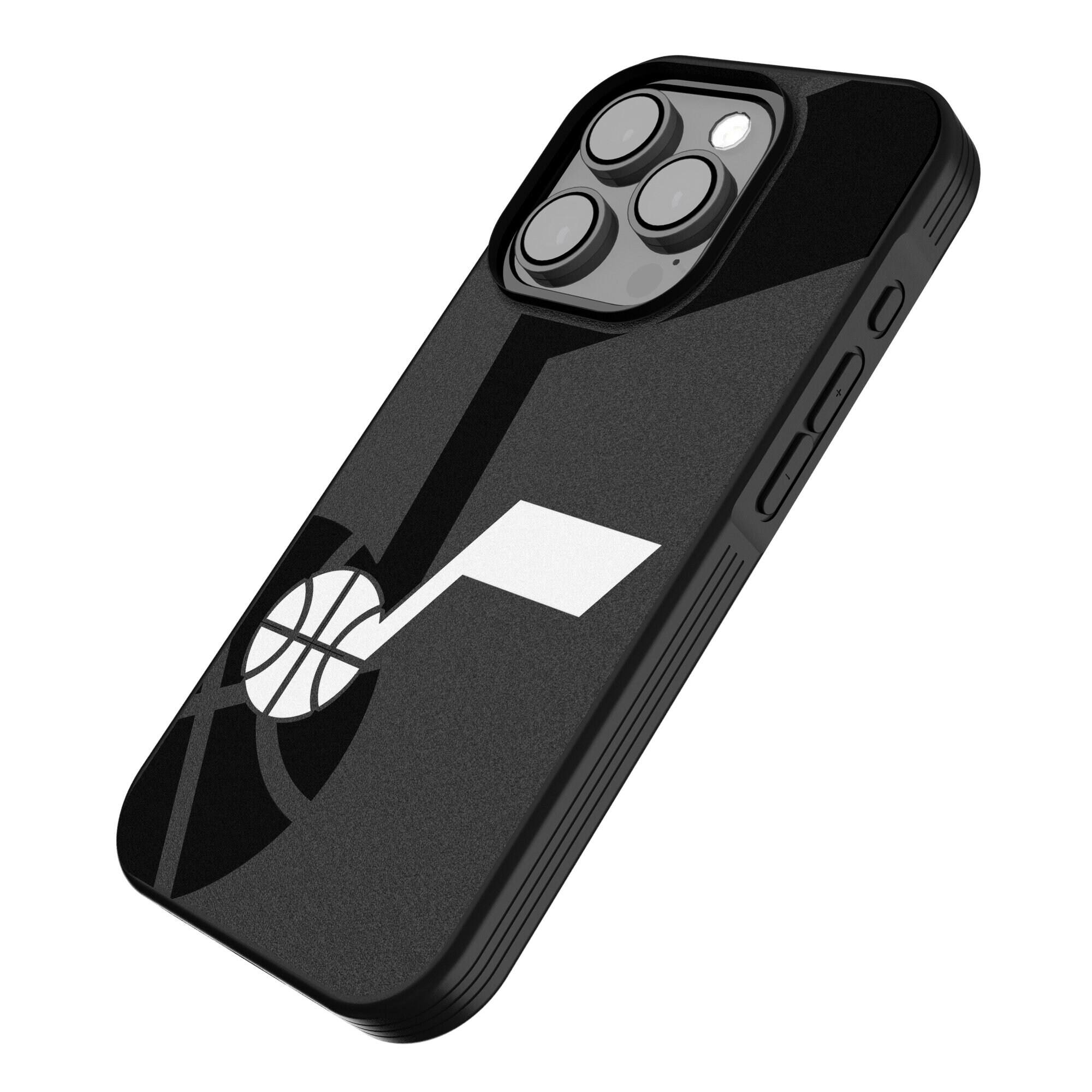 Alt View 1. Keyscaper - Utah Jazz Monocolor Design iPhone Bump Case - 16 Pro Max - Multicolor.