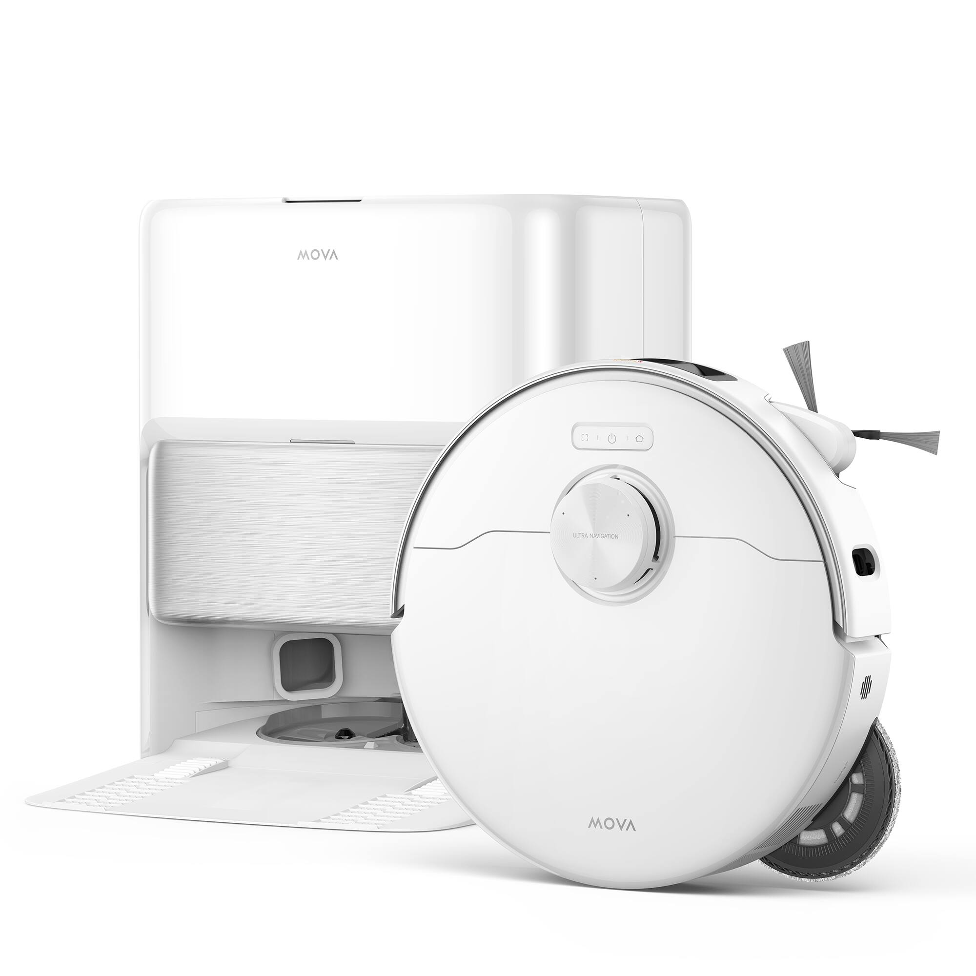 MOVA - P70 Pro Ultra Robot Vacuum and Mop, 30kPa Suction, Mop Extend and Edge Cleaning, Auto Mop Self-Cleaning with Hot Water - White price history on PriceWatchPro