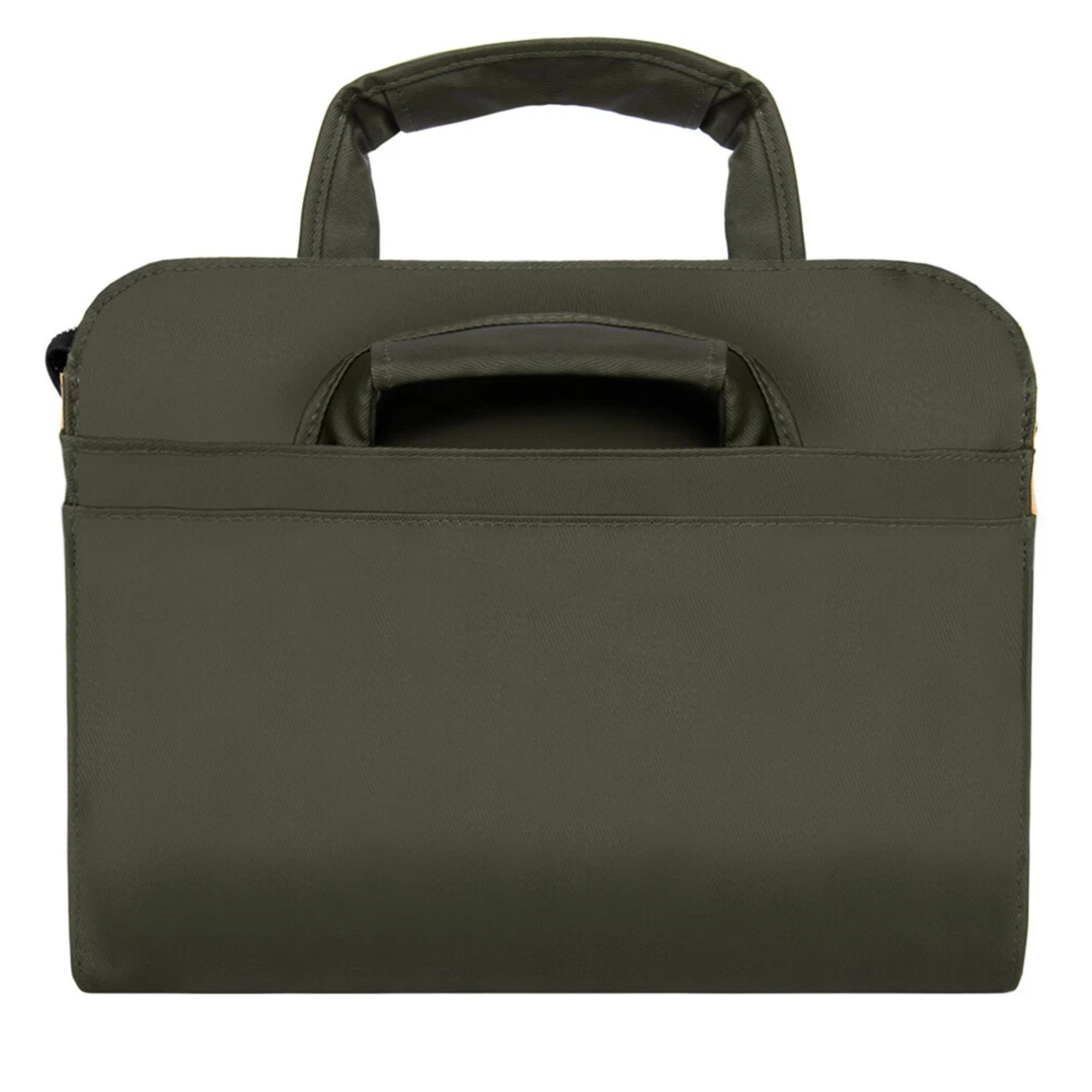 Left. Kitcheniva - Women Tablet Shoulder Messenger Bag Case For 13" iPad - Olive.