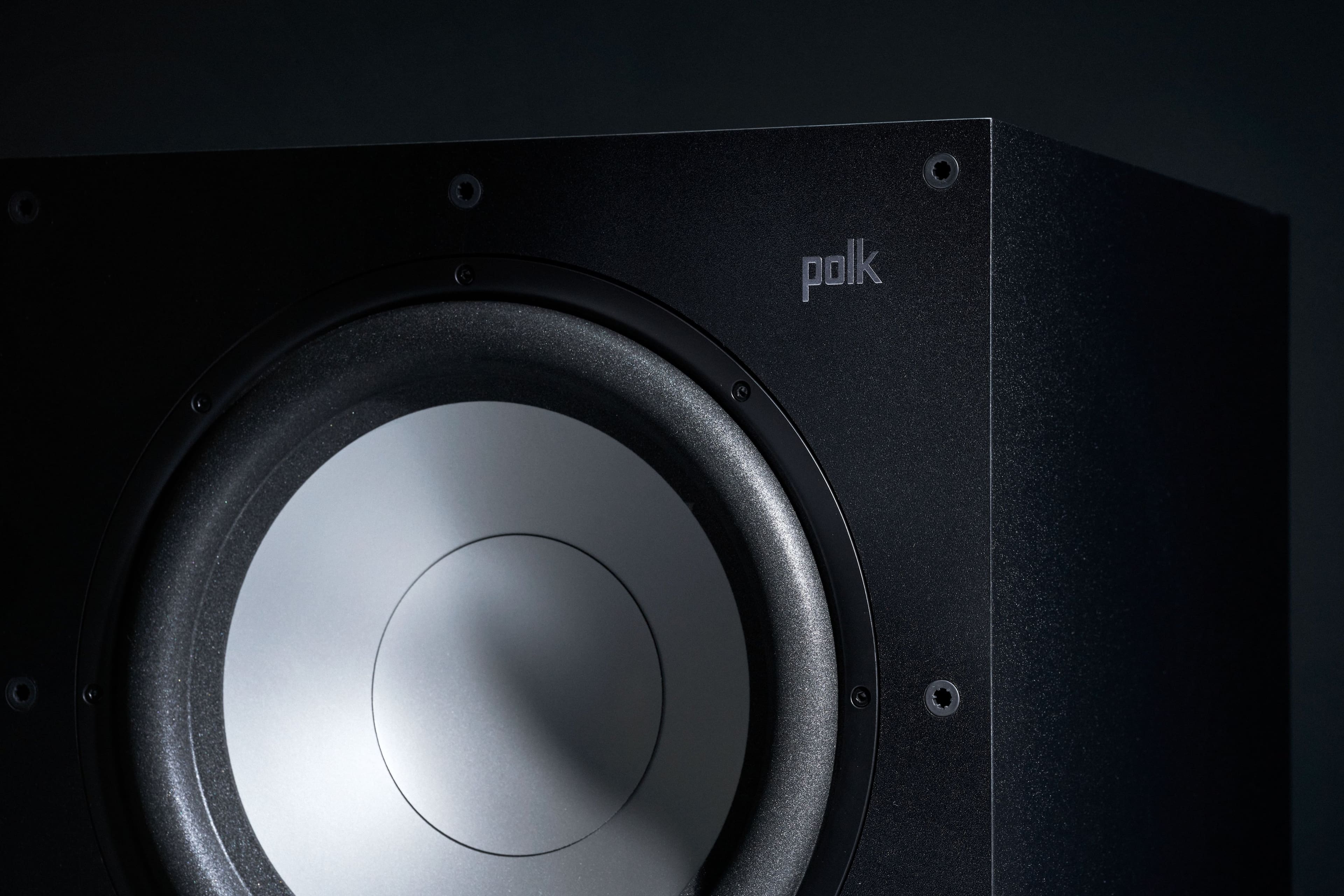 Alt View 12. Polk Audio - Monitor XT12 12" 100W Class A/B Amplifier Subwoofer - Midnight Black.