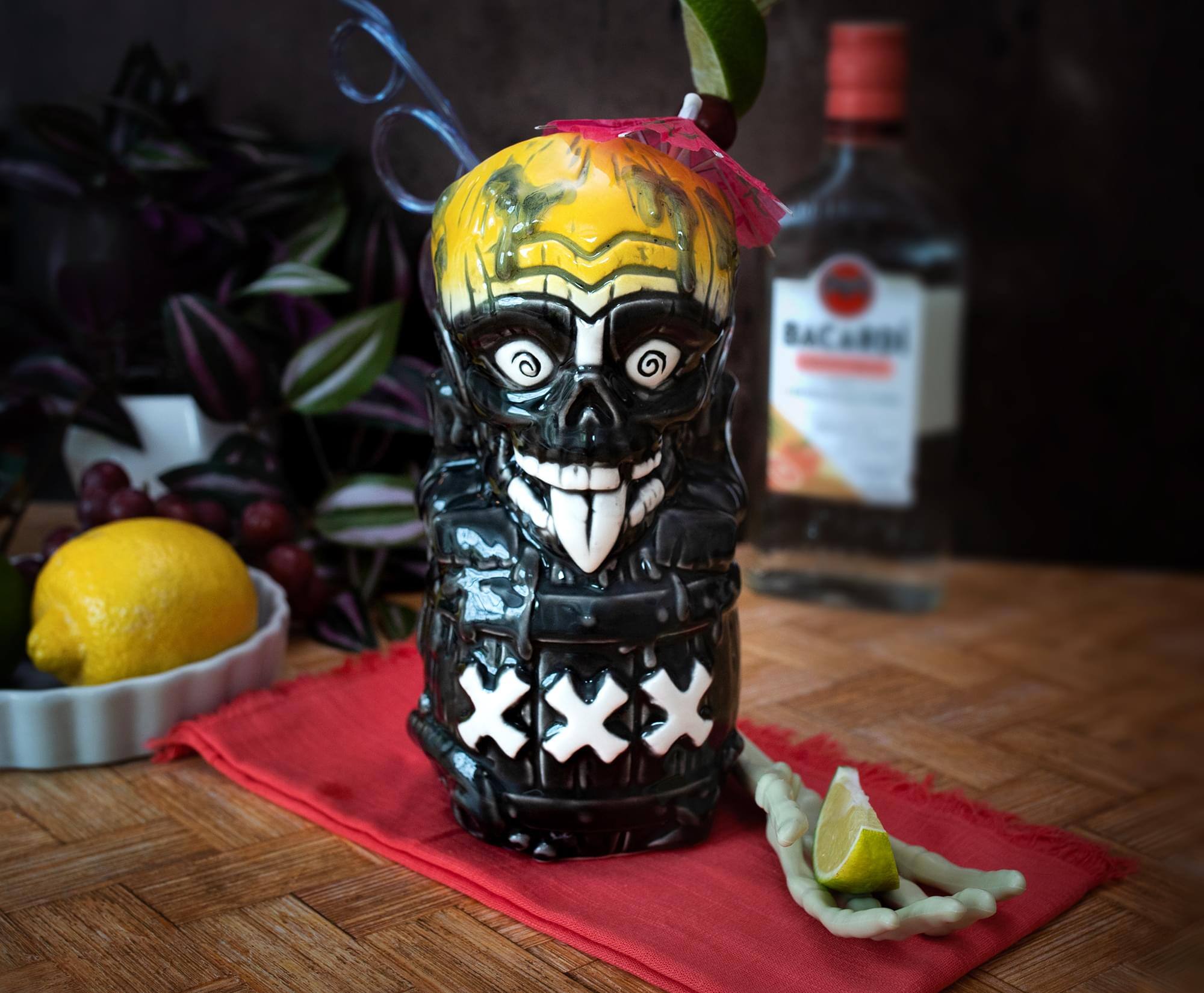 Alt View 1. ThinkGeek - Geeki Tikis The Return of the Living Dead Tarman Ceramic Mug | Holds 16 Ounces - Black.