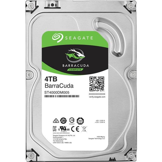 Seagate - BarraCuda ST4000LM024 4 TB Hard Drive - 2.5" Internal - SATA (SATA/600) - 5400rpm