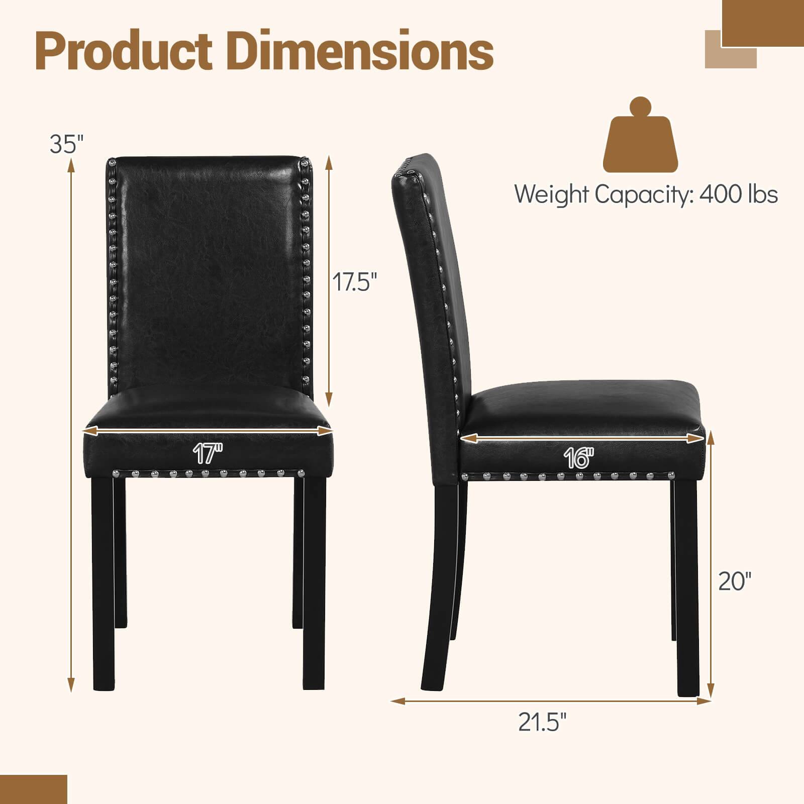 Product Dimensions  
Weight Capacity: 400 lbs  
35"  
17.5"  
17"  
16"  
20"  
21.5"