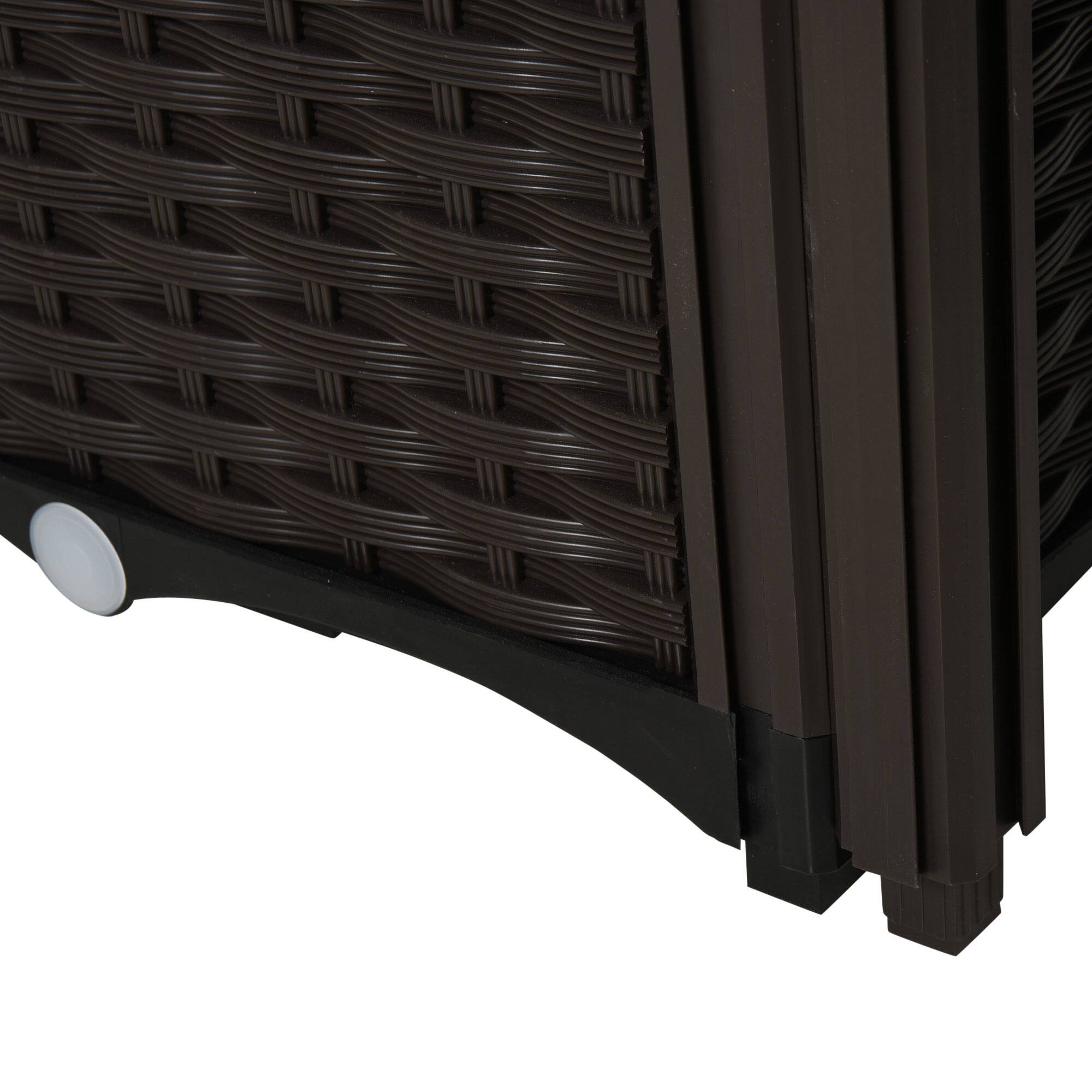 Alt View 5. Outsunny - Outsunny 2 Piece Raised Garden Bed with Legs, Planter Box Raised Bed to Grow Flowers, Herbs - Brown.