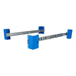 RackSolutions - 1U Cobra 155-A Dry Slide Rail for Dell - Black