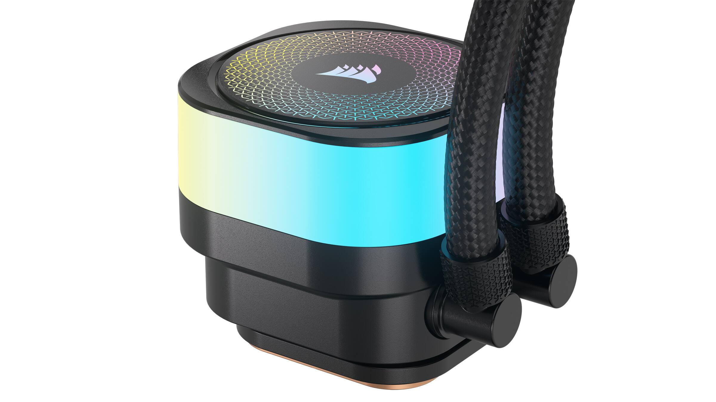 Alt View 22. CORSAIR - iCUE LINK TITAN 360 RX Liquid CPU Cooler with RGB Lighting - Black.