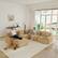 Alt View 1. Anysun - V-Shape Corduroy 5-Seat Modular Sectional Sofa - Deep-Seat Couch with 2 Ottomans, Pearl Piping, Tufted, No Assembly - Camel.