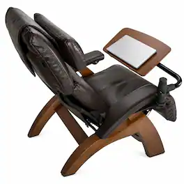 Human Touch - Perfect Chair Laptop Desk Accessory for PC-365, PC-420 & PC-610 Zero Gravity Recliners - Walnut