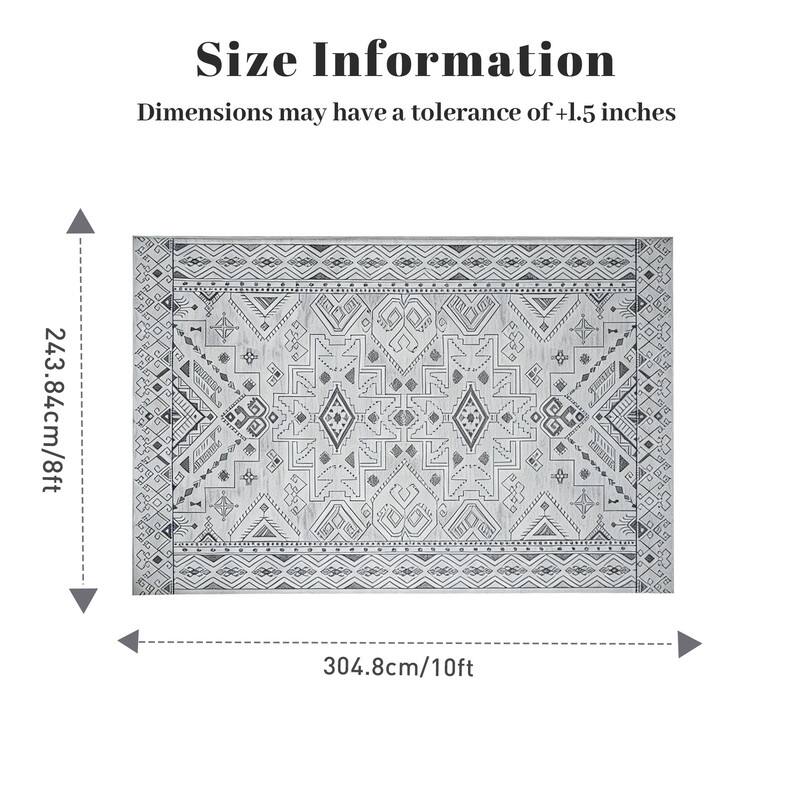 Size Information  
Dimensions may have a tolerance of +1.5 inches  
243.84cm/8ft  
304.8cm/10ft