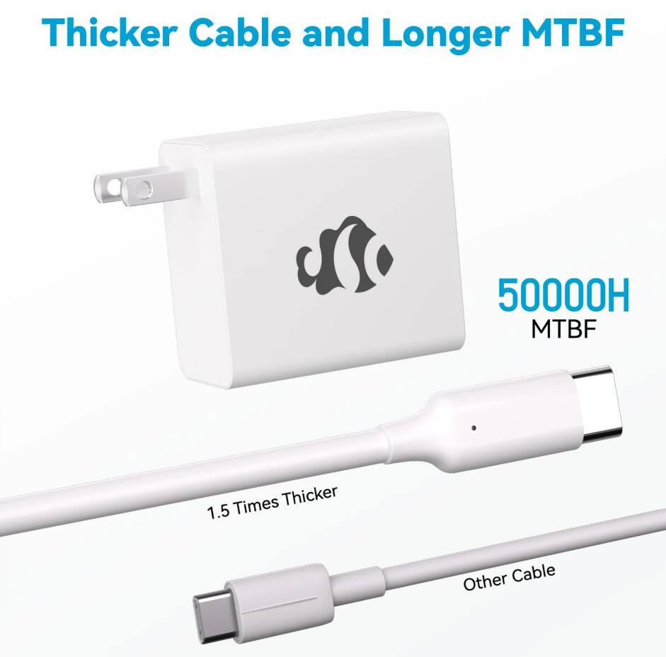 Thicker Cable and Longer MTBF

50000H MTBF

1.5 Times Thicker

Other Cable