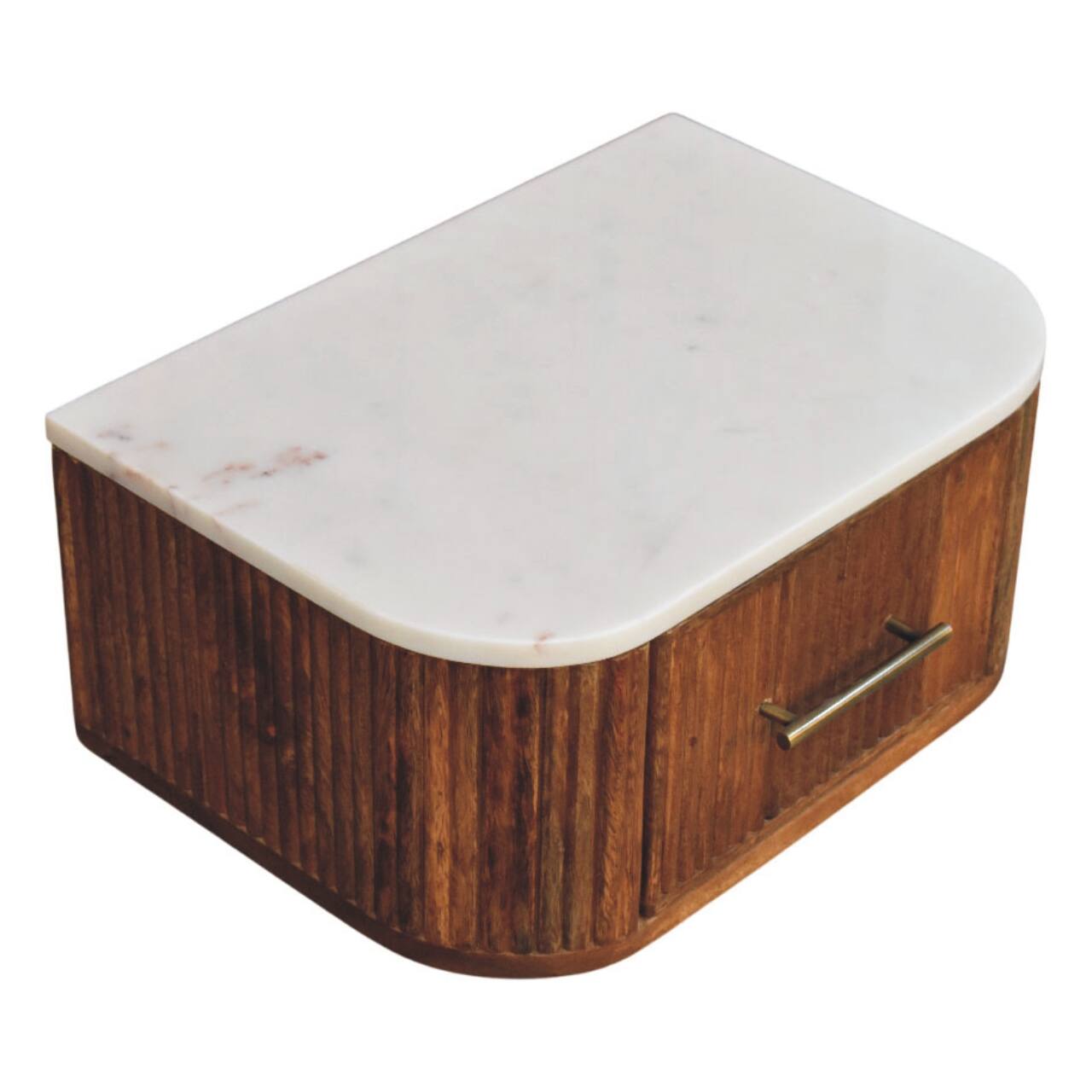 Alt View 6. Artisan Furniture - Artisan Furniture Solid Wood Beaumont Wall-Mounted Bedside - Brown.