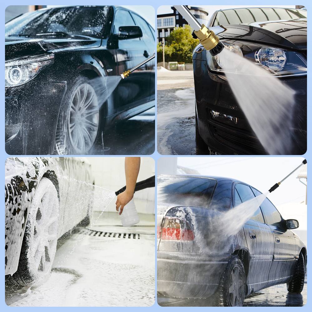 Alt View 8. Topteng - 1400W Electric Pressure Washer - 3200 PSI Max, 1.8 GPM Flow, Portable Power Washer with 5 Nozzles & Total Stop System.