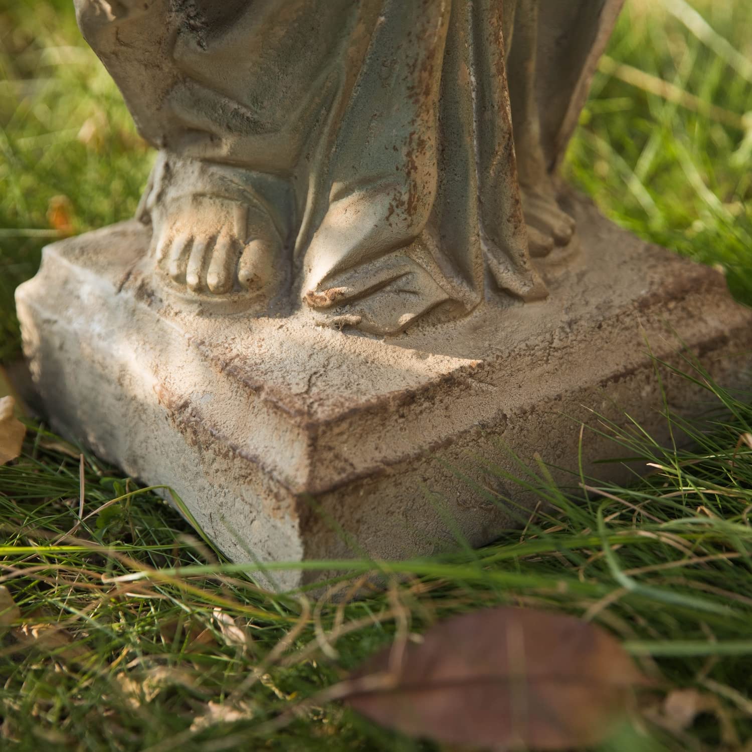 Alt View 5. Refined Abode Design - Virgin Mary Garden Statue Outdoor H31 Blessed Saint Mother Of God Large Holy Madonna Religious Sculpture Yard.