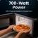 700-Watt Power
With 10 power levels to choose from