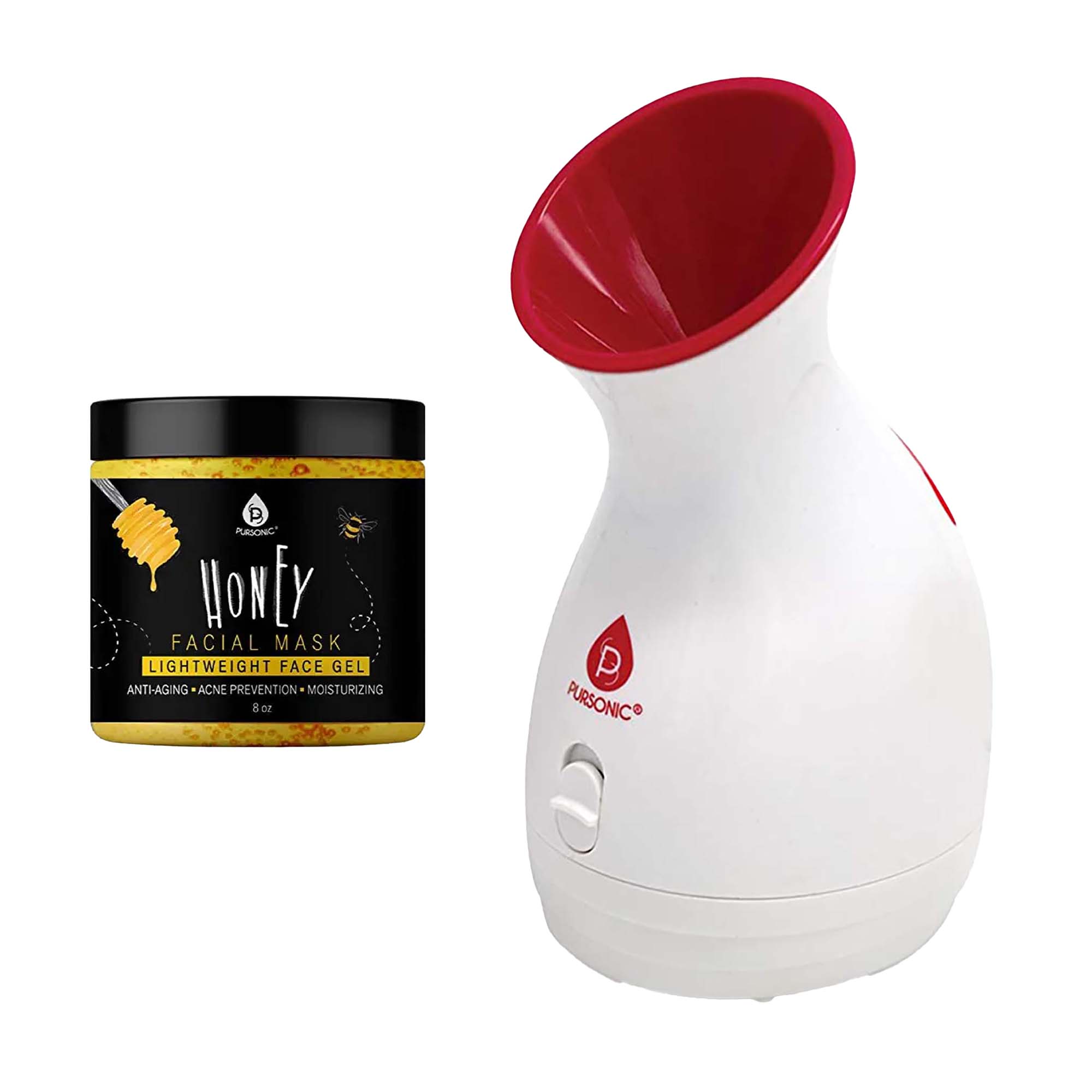 PURSONIC
HONEY
FACIAL MASK
LIGHTWEIGHT FACE GEL
ANTI-AGING • ACNE PREVENTION • MOISTURIZING
8 oz
PURSONIC