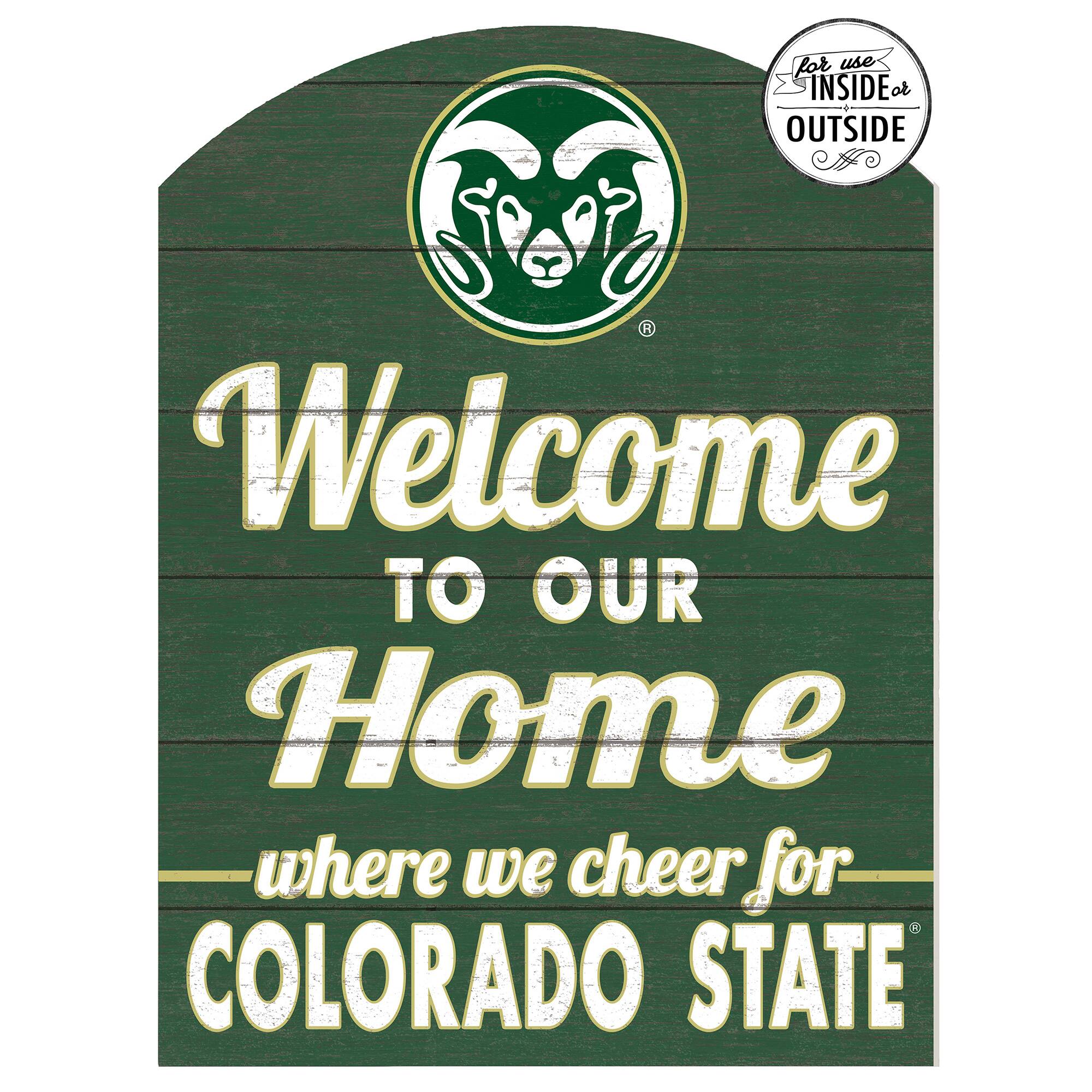 Colorado State Rams 16'' x 22'' Marquee Sign