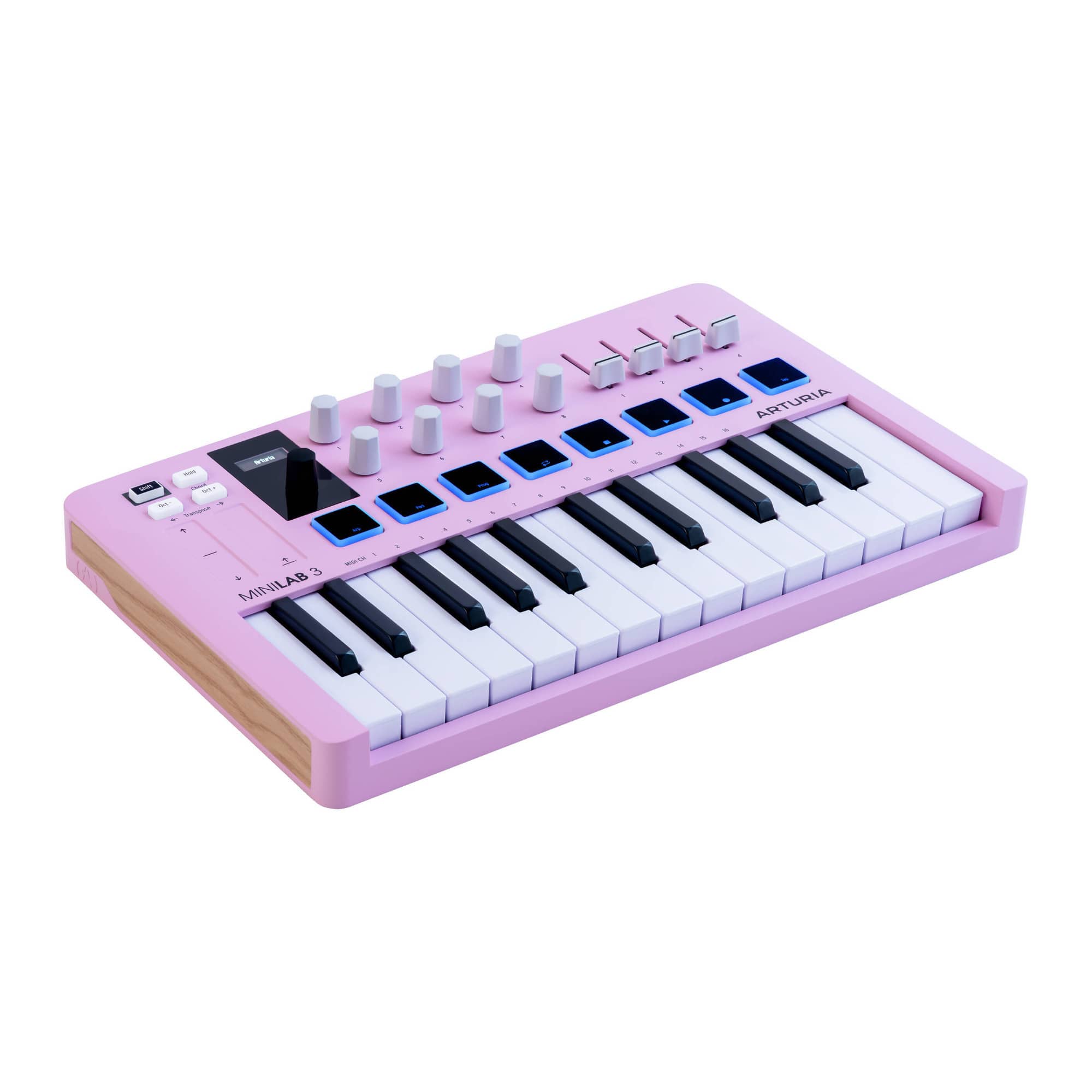 Arturia - MiniLab 3 Compact MIDI Keyboard and Pad Controller (Rose Quartz)