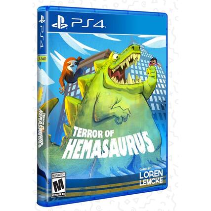 PS4 LR-P466 PS4. TERROR OF HEMASAURUS HEMASAURUS TERROR OF GAMES BY LOREN LEMCKE XXXXXXXX ESRB - M (Mature 17+)