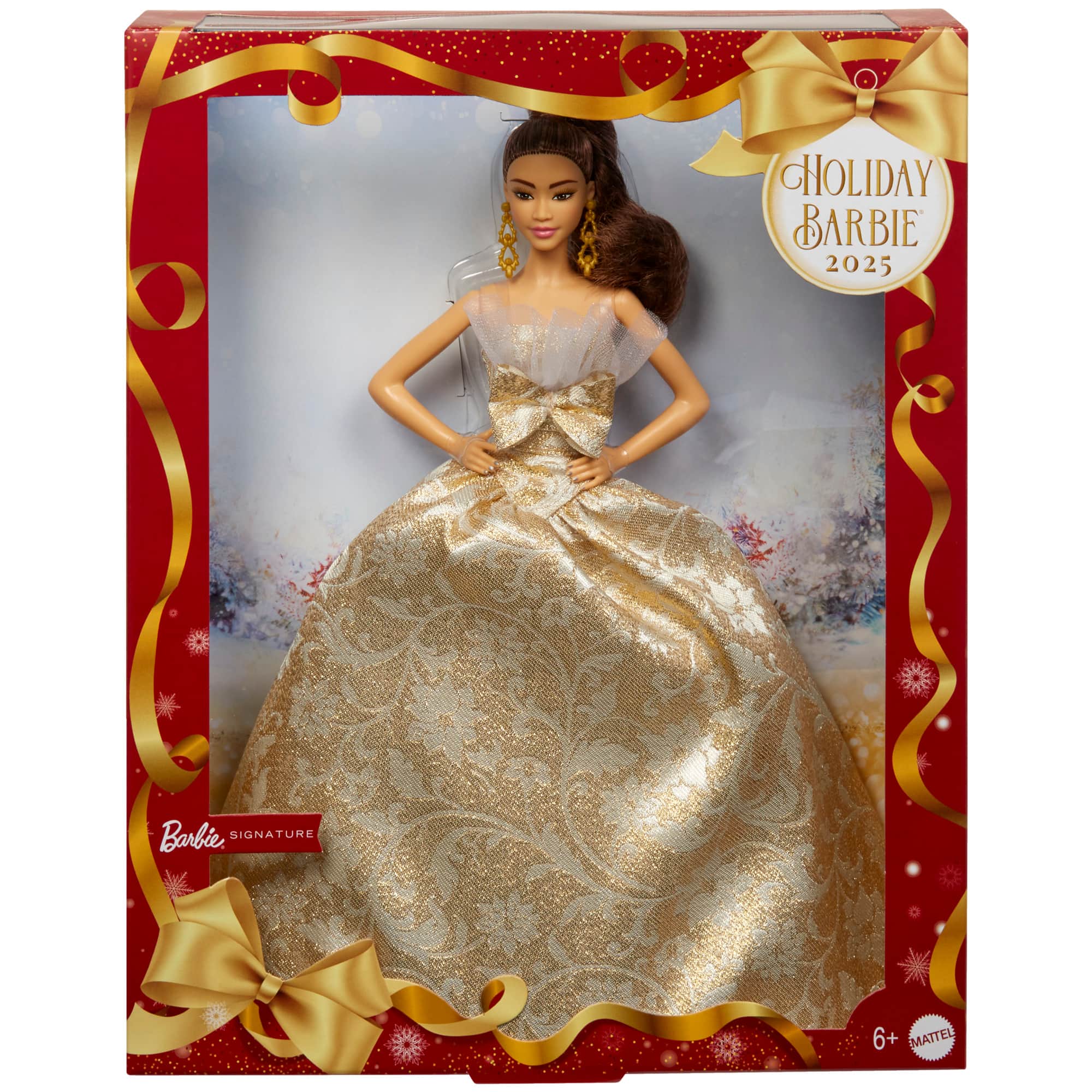 Barbie 2025 Holiday Doll JBJ03 - Best Buy