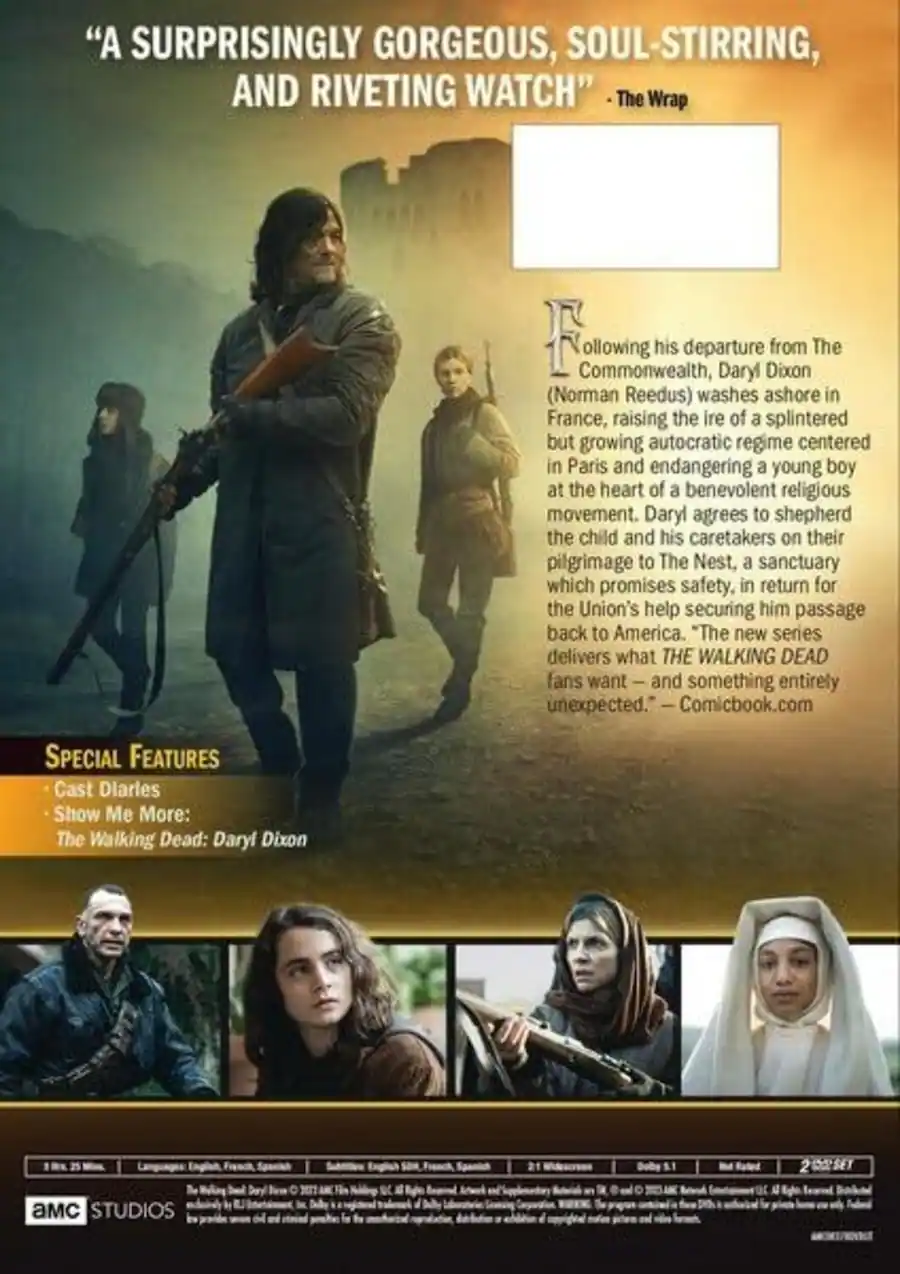 The Walking Dead: Daryl Dixon: Season DVD Best Buy