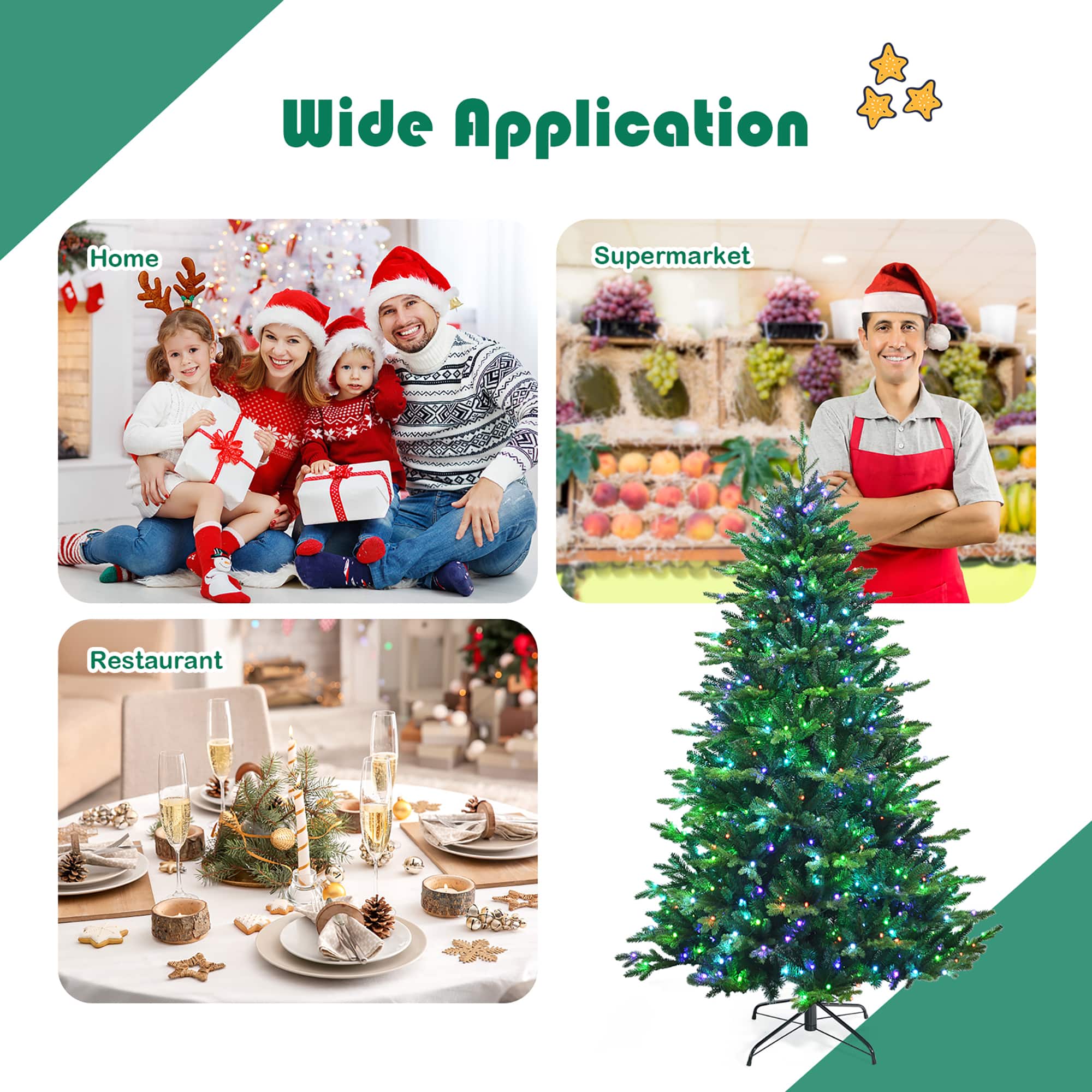 Wide Application Home Supermarket Restaurant