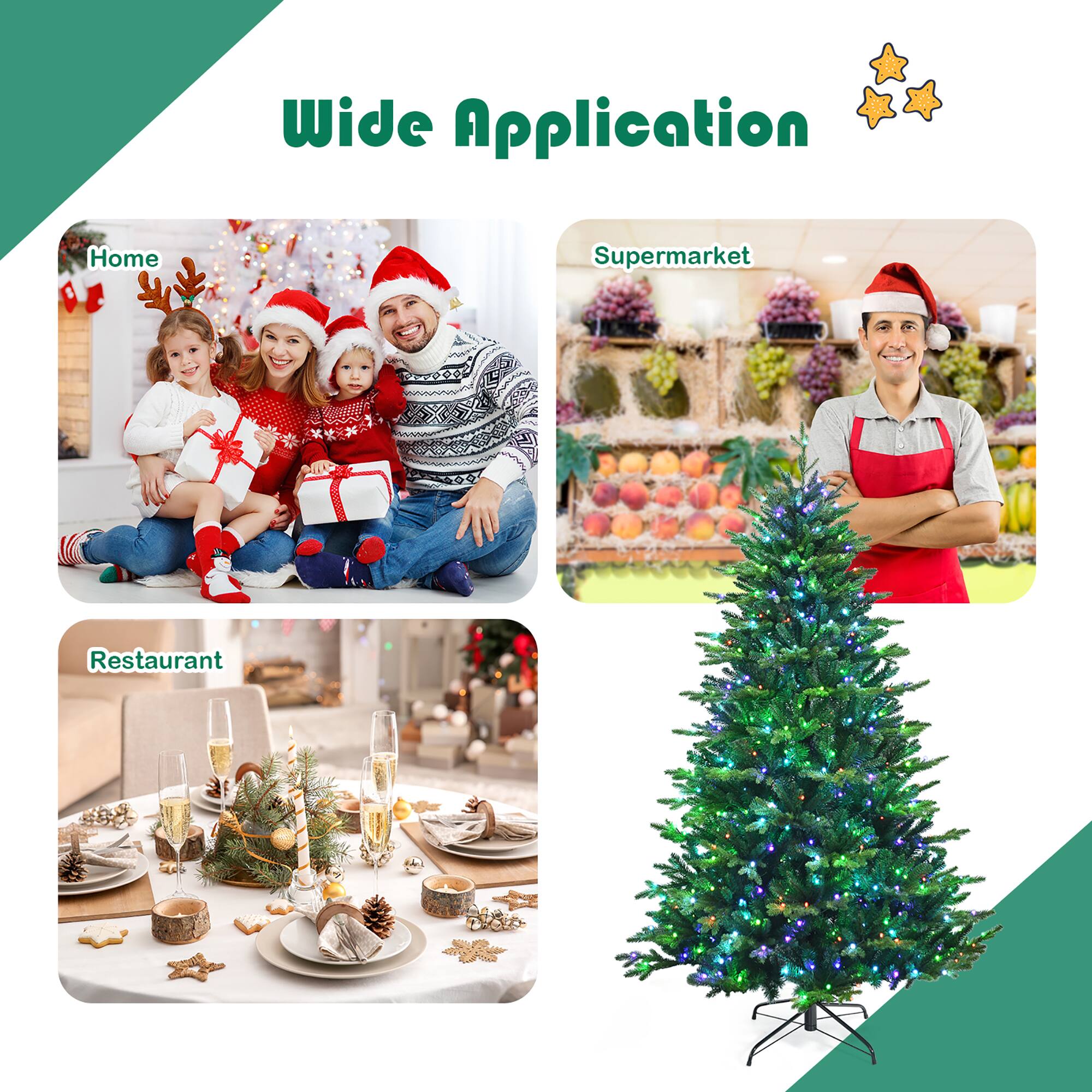 Wide Application Home Supermarket Restaurant