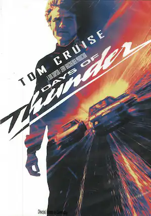 Front. Days of Thunder - DVD.