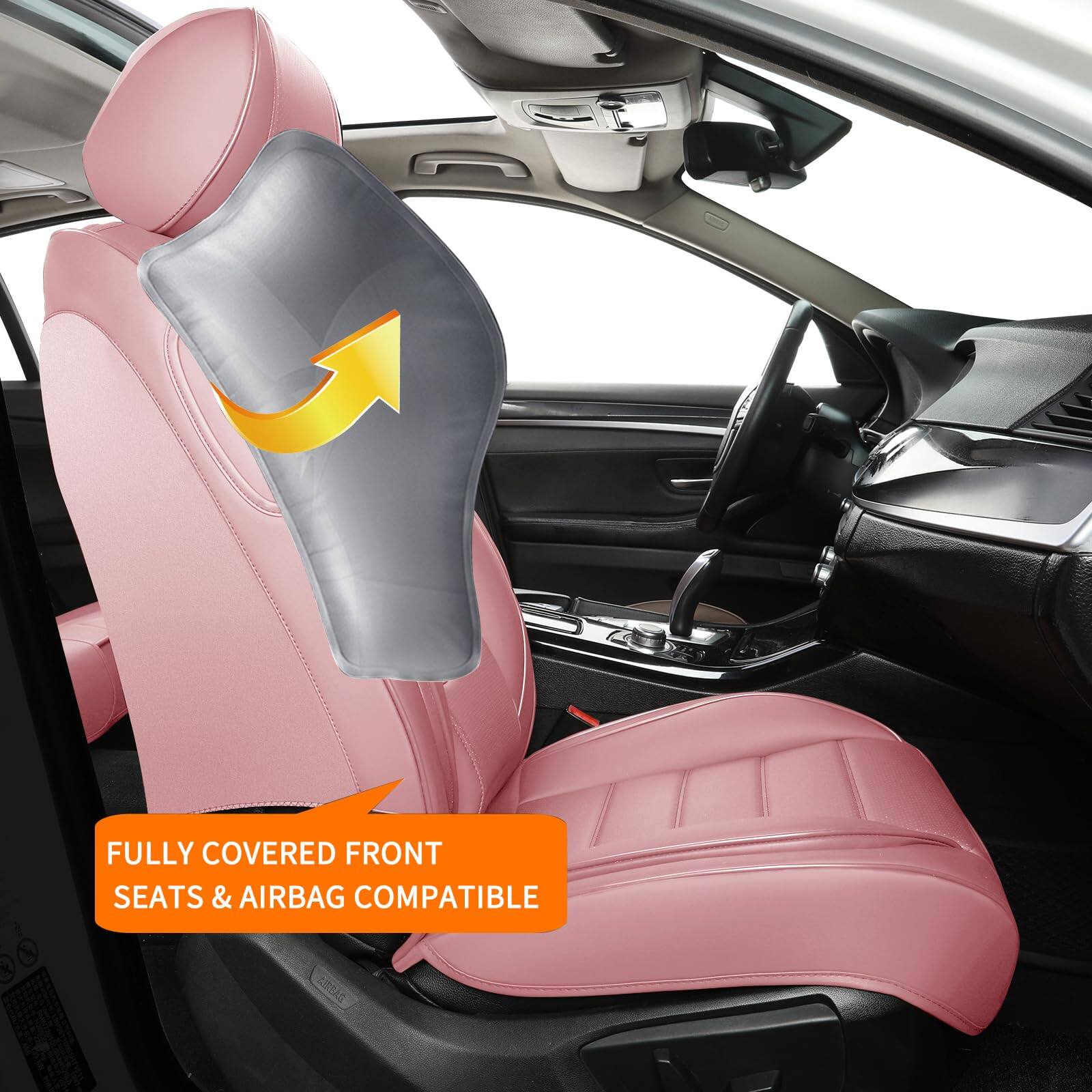 FULLY COVERED FRONT SEATS & AIRBAG COMPATIBLE
