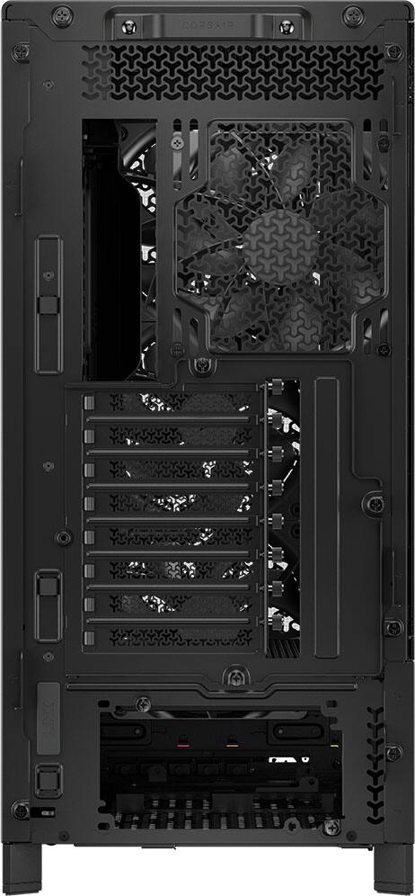 Alt View 4. CORSAIR - 5000D RS Mid-Tower Modular PC Case - Black.