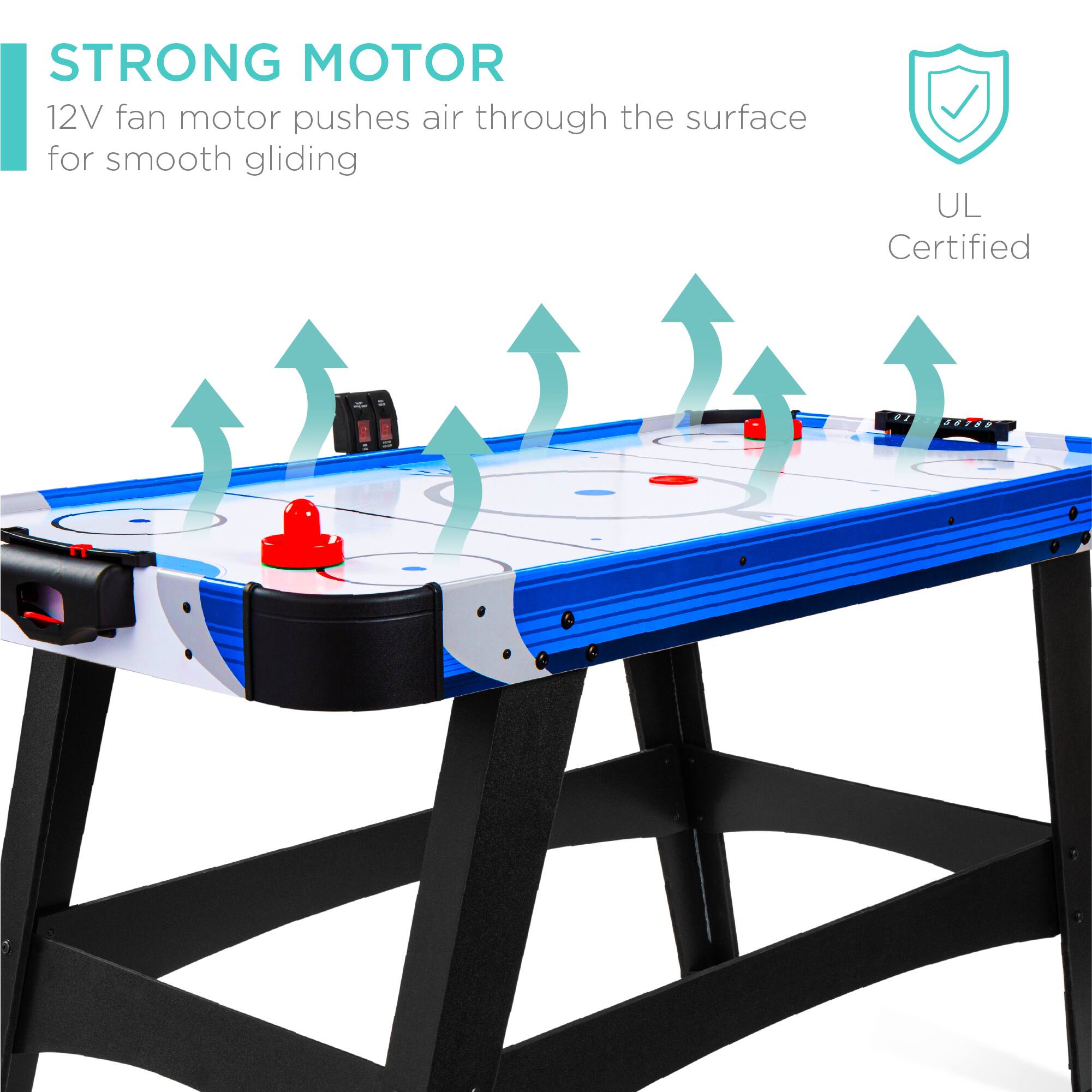 Best Choice Products 58in Mid Size Air Hockey Table for Game Room